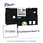 Brother P-touch Flexible ID Laminated Label Tape, 1-1/2" x 26.2', Black on White (TZeFX261)~#|#~F4CC3841-BBC1-4C59-A694FF12B603F258_sc7