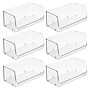 iDESIGN Medium Stackable Plastic Storage Bin, Clear, 6/Pack (29278M6)~#|#~F4CC72E3-23B5-4ED7-BBEE472657D7D0E3_sc7