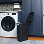 Mind Reader 10.57-Gallon Hamper with Lid, Plastic, Black (40FABHAMP-BLK)~#|#~F4D0DC00-DE53-4944-AD2FDE7C1DBE813A_sc7