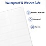 Avery No-Iron Waterproof Fabric Labels, Assorted Shapes/Sizes, White, 150 Labels/Pack (40726)~#|#~F4D1C2D3-8473-4CF9-AAAC462F7F7F99EC_sc7