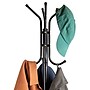 Mind Reader Alloy Collection Coat Rack with 8 Hooks, Black, Metal, 2/Set (2CRACK11-BLK)~#|#~F4D971B4-DF57-4C38-9D211A4B7696783D_sc7