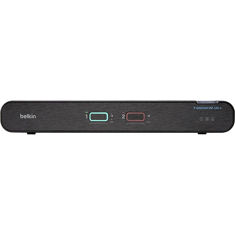 Belkin Universal 2nd Gen F1DN202KVM-UN-4 USB DisplayPort HDMI 2-Port KVM Switch image 1