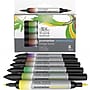 Winsor & Newton Promarker Dual-Tip Watercolor Alcohol Based Marker, Foliage Tones, 6/Pack (WNX0290169)~#|#~F4DD064D-C6B6-4D8D-B14820E4F5B9B90D_sc7
