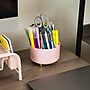 Mind Reader 5-Compartment Rotating Plastic Pen Holder, Pink (SPINPEN-PNK)~#|#~F4E1FD70-0E11-400C-B0E238FD4A486216_sc7