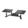 Staples TECH Adjustable Dual Monitor Stands, Up to 24" Monitor, Black (51230)~#|#~F4E3FCB6-5D19-4954-ADEC917D22DF30F8_sc7
