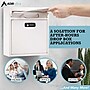 AdirOffice Steel Medium Wall Mounted Interoffice Mailbox Drop Box, White (631-05-WHI-KC)~#|#~F4E66E41-E094-4D8C-B6C7E4CDD1ACF4D3_sc7