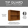 Bush Furniture Universal 30"H 2-Shelf Bookcase with Adjustable Shelf, Natural Cherry (WL12466)~#|#~F4E715C1-3065-447F-B3FC577C89224FA3_sc7