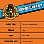 Gorilla Double-Sided Super Glue Tape, 5/8" x 20', Clear (109340)~#|#~F4E8E7E6-358D-45F6-9614D779A1834912_sc7