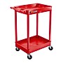 Luxor ENDURA 2-Shelf Utility Cart, Red (RDSTC11RD)~#|#~F4EE4850-0FB1-4BAE-A2DF09BC8D95F981_sc7