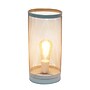 Creekwood Home Industrial Mesh Cylinder 12.75" LED Table Lamp, Gray (CWT-1005-GY)~#|#~F4F6636E-6E97-4645-9052BAE6616F3CF2_sc7