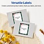 Avery Rectangle Multipurpose Labels, 4" x 3-1/3", White, 40/Pack (19479370406)~#|#~F4F90B2A-0F00-4FEB-9481DFB29004BD28_sc7