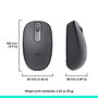 Logitech M196 Wireless Ambidextrous Optical Bluetooth & USB Mouse, Graphite (910-007456)~#|#~F4F9F02D-6F10-45EE-8769BE6978A97A02_sc7