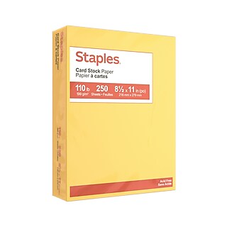 Cardstock Paper - A Variety of Weights & Sizes | Staples