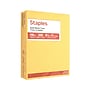 Staples 110 lb. Cardstock Paper, 8.5" x 11", Canary, 250 Sheets/Ream (49704)~#|#~F5022794-8E4E-48CC-8A307695EC674270_sc7
