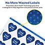 Avery Heart Laser/Inkjet Multipurpose Labels, 1.5" x 1.5", White, 500 Labels/Pack (94602)~#|#~F5042DE7-1089-4E87-B4406BD4B20F1BE9_sc7