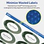 Avery TrueBlock Laser/Inkjet Oval Multipurpose Labels, 1-1/8" x 2-1/4", White, 210/Pack (94054)~#|#~F50638C5-C243-4063-9AC0CCB54A95A2C3_sc7