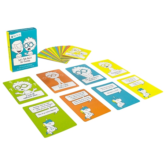 Open the Joy Let's Talk About Our Feeling Flash Cards, 50 Cards/Set (OTJ190141PCT)~#|#~F50A9314-2192-415F-B359FEC643AA6247_sc7