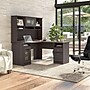 Bush Furniture Cabot 60"W L Shaped Computer Desk with Hutch and Storage, Heather Gray (CAB001HRG)~#|#~F50F9B0A-253C-4AFD-829D5128DB4D1C54_sc7