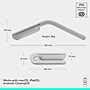 Logitech Mobi Fold Wireless Ambidextrous Optical Travel Mouse, Off-White (910-007630)~#|#~F512838B-DDA0-45C7-8DA96FD2542058FB_sc7