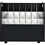 AdirOffice 21-Slot Mobile Roll File, 28.5"H x 30"W x 15.75"D, Black (625-BLK-KIT1)~#|#~F515C765-0A08-419E-91C89863D926B257_sc7