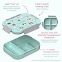 bentgo Snap & Go Kids Bento Box, 4-Compartment, Puppy Love, 33.6 oz. (BGKDBOX-PPY)~#|#~F517FBE1-F5B2-41D4-987E7DE7DEE3F158_sc7