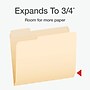 Pendaflex File Folder, 1-Tab, Assorted, Letter Size, Manila, 100/Box (1006989)~#|#~F51845F8-05D9-4BA0-B955FF0DC538D338_sc7