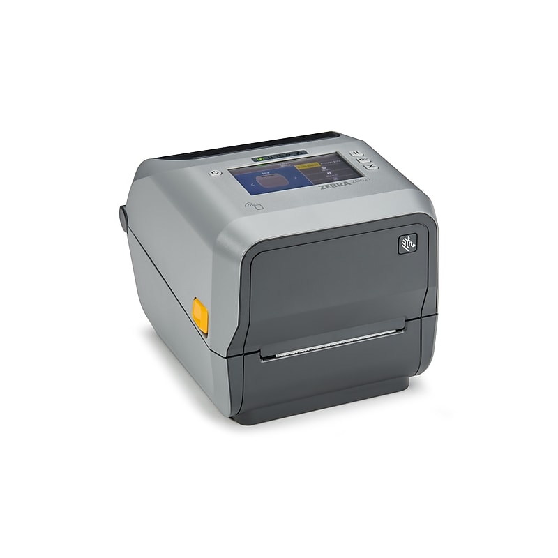 Zebra ZD621 Direct Thermal Label/Receipt Printer 4.09” Wide 203dpi, USB/Serial/Ethernet, Gray image 1