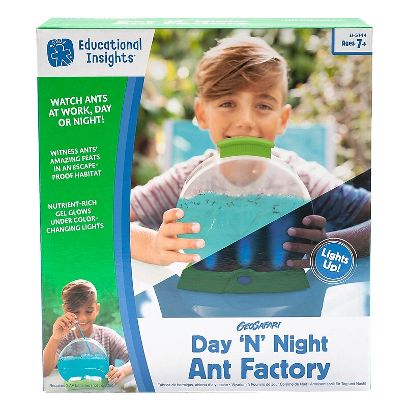 Educational Insights Geosafari Day 'N' Night Ant Factory (5144) image 1