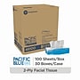 Pacific Blue Select Facial Tissue, 2-ply, 100 Tissues/Box, 30 Boxes/Carton (48100)~#|#~F520426F-9A55-4213-833D7389C6A3ED54_sc7