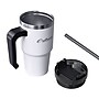 Outdoors Professional Stainless Steel Double-Walled  Tumbler with Straw, 20 oz., White (OUTD6052)~#|#~F52340C7-9195-41A4-98A31A3E6EDD997E_sc7