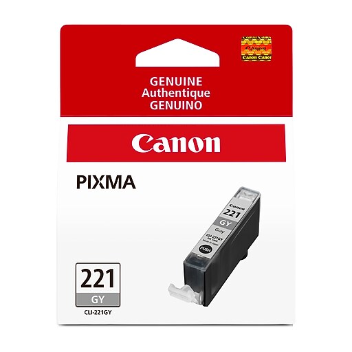 Canon 221 Gray Standard Yield Ink Cartridge (2950B001) | Staples