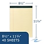 Roaring Spring Paper Products Recycled Legal Pad, 8.5" x 11.75", 40 Sheets/Pad, Canary (74712)~#|#~F52C8788-754F-4F88-A09424539F9BFDE5_sc7