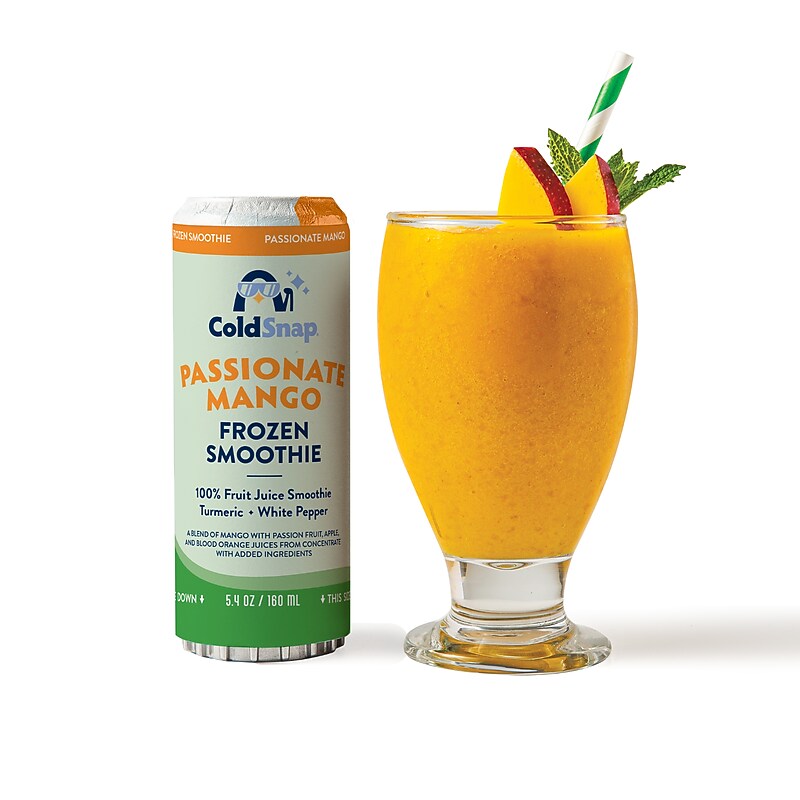 ColdSnap Passionate Mango Smoothie Mix, Single Serve Pods, 12 Pods/Pack, COLDSNAP MACHINE REQUIRED (600044) image 1