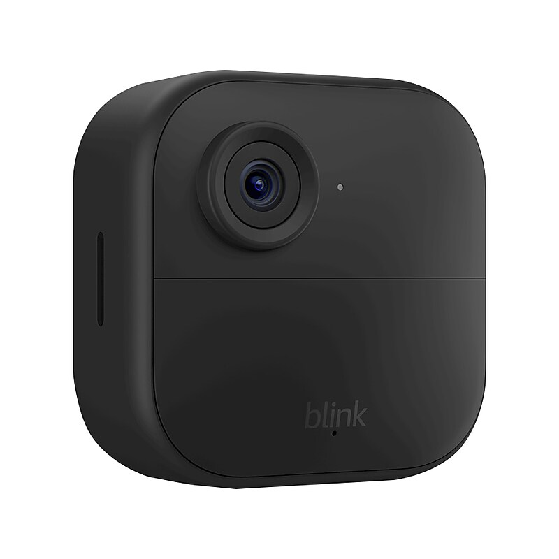 Blink Outdoor 4 Wireless Smart Security Camera System, Black (B0B1N5HW22) image 1