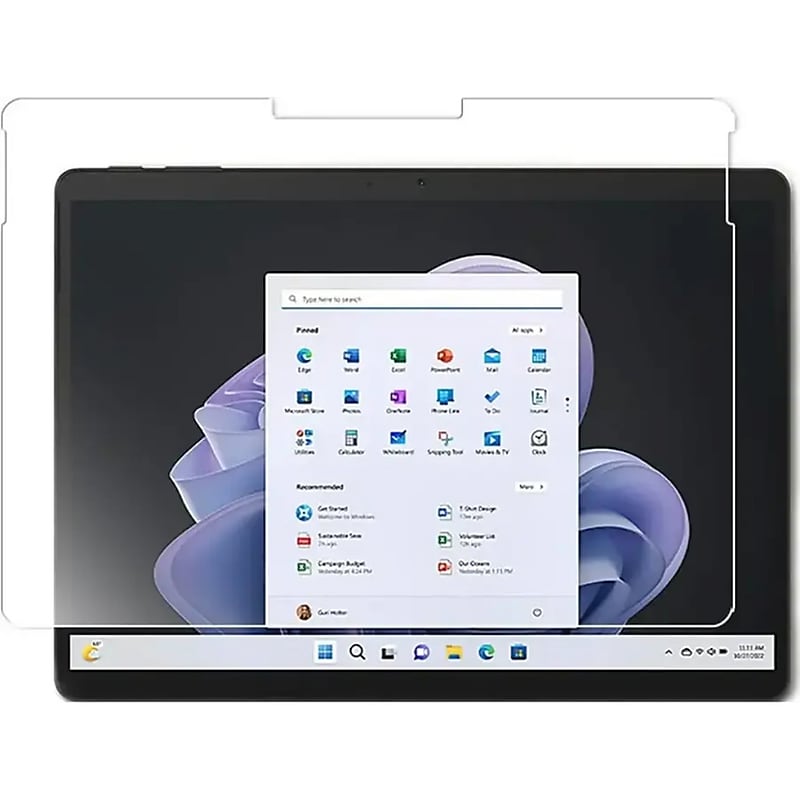 SaharaCase Ultra Strong Tempered Glass Screen Protector for Microsoft Surface Pro 12, Clear, (ZD-T00073) image 1