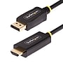 StarTech 10' Active DisplayPort to HDMI Adapter Cable, Male to Male, Black (10F-DP-HDMI-4K60-HDR)~#|#~F53170A0-D29B-46F0-B45202FCAB27D366_sc7
