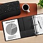 Staples 5" 3-Ring View Binder, D-Ring, Black (55441/26359)~#|#~F53533F4-F573-481C-914EAEA737A02F1A_sc7