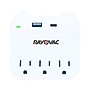 RAYOVAC 3-Outlet 2-USB Surge Protector Wall Tap, 300-Joules, White (SS-Q302C)~#|#~F535D34A-ACFC-4615-B51551689AF6101A_sc7