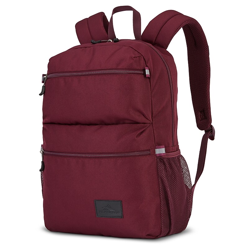 High Sierra Everclass Laptop Backpack, Medium, Maroon (150917-6247) image 1