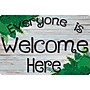 Ashley Productions Smart Poly Non-Skid Computer Mouse Pad, Everyone is Welcome Here, Beech Wood, Greenery, 6/Pack (ASH12510-6)~#|#~F53ADBF7-7C67-4D53-8600BA40B2905012_sc7