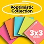 Post-it Notes, 3" x 3", Poptimistic Collection, 100 Sheet/Pad, 18 Pads/Pack (65418CTCP)~#|#~F53C7A01-E19B-4544-915D90CFB589B76C_sc7