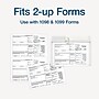Adams 2025 1099 Envelopes, 2-Up Format, Double-Window, Self-Seal, Security Tinted, White, 25/Pack (STAX1-25)~#|#~F53CFC93-CAF7-45E4-AD44C61E68A45E65_sc7