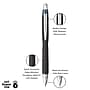 uni Jetstream RT BLX Ballpoint Pens, Medium Point, 1.0mm, Blue/Black Ink, 12/Pack (1858845)~#|#~F54847A8-3581-4153-9C00D0FC7D54AE2F_sc7