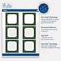 Avery Square Multipurpose Labels, 3" x 3", White, 60/Pack (19479370385)~#|#~F5489834-7458-4080-B855B5E3BDF94D9D_sc7