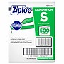 Ziploc Double Zipper Sandwich Bags, 500 Bags/Carton (682255)~#|#~F54BCE27-FCAB-43D0-A6BEEECD0BEA6FC3_sc7