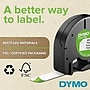 DYMO LT Plastic Labels for LetraTag Label Makers, Black Print on White Labels, 1/2-Inch x 13-Foot Rolls, 3 Count, (2156092)~#|#~F54EC9BC-7ADA-41AD-BE89AD189AF56A03_sc7