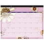 2027 AT-A-GLANCE Paper Flowers 21.75" x 17" Monthly Desk Pad Calendar, Pink/Brown (5035-27)~#|#~F55359AB-FE6A-434C-A5F3DE5C691026A5_sc7