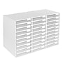 AdirOffice 30-Compartment Literature Organizer, 32" x 13", White (501-30-WHI)~#|#~F5551BBF-801D-4D00-B413F6473602E6C8_sc7