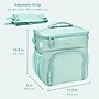 bentgo Prep Deluxe Insulated Multimeal Bag, 5-Compartment, Coastal Aqua (BGPRPBAG-CA)~#|#~F55664D5-A92A-4582-A2EA07F25B2691D9_sc7