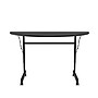 Correll Econoline 48"W x 24"D Adjustable Foldable Training Room Table, Laminate, With Wheels, Black Granite (FTM2448TFHR07)~#|#~F558B835-085B-449B-82425ED74361A036_sc7